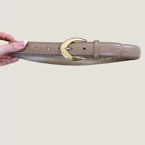 Vintage Tan and Gold Women’s Belt